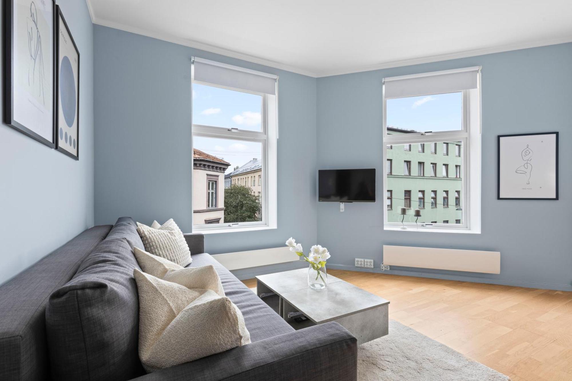 Modern And Bright Apartment In Central 오슬로 외부 사진